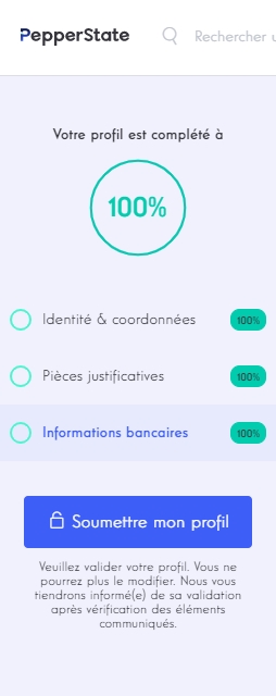 complete profile progress