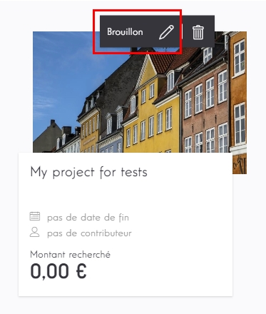 project list edit