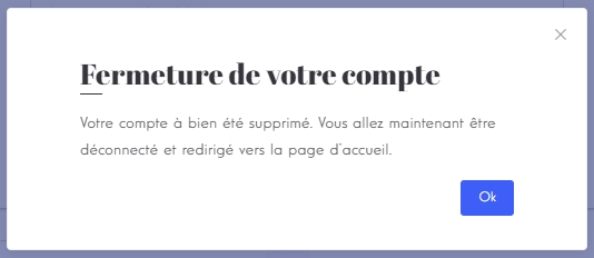 delete account success