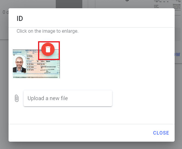 proof delete