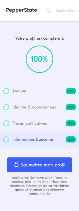 complete profile progress
