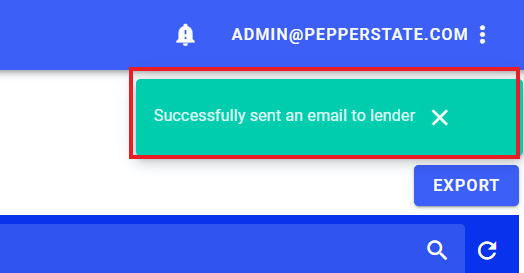 send risk assessment email success