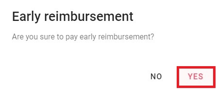 reimbursement confirm