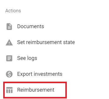 reimbursement option