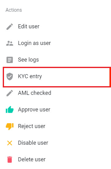 kyc entry