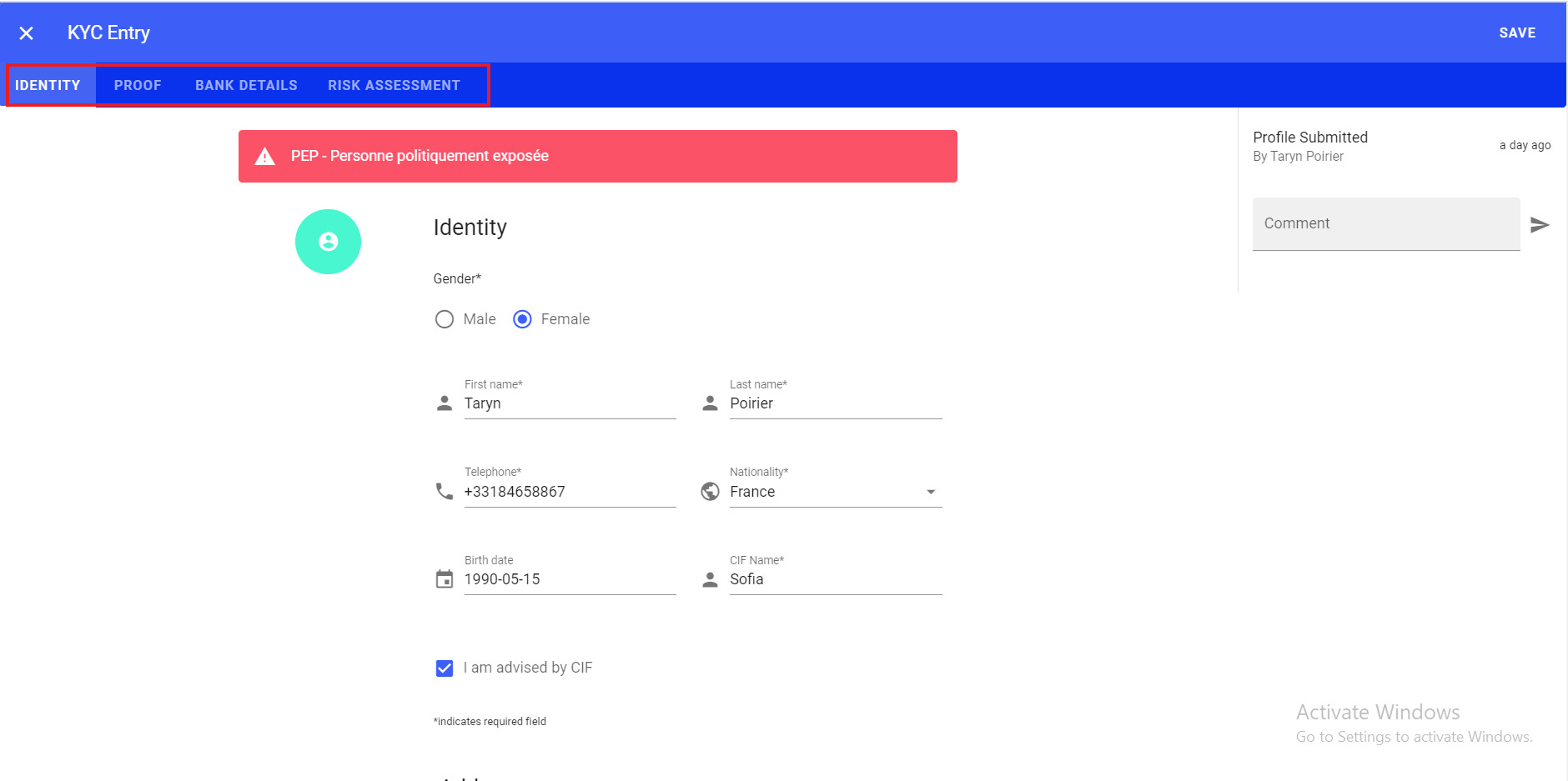 kyc details