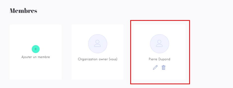 added member