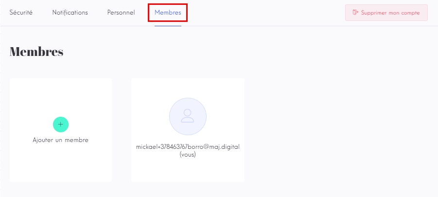 members list
